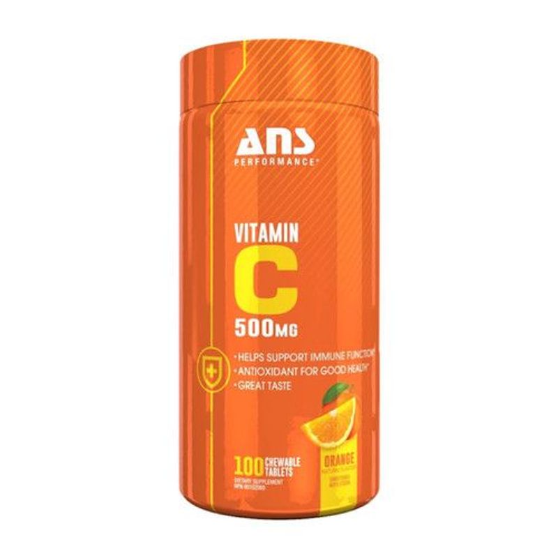 ANS PERFORMANCE - Vitamina C 500mg 100 Tabletas Masticables Orange - Tienda Física