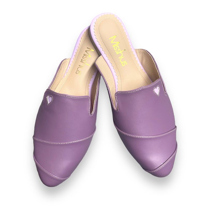 GENERICO - Zapatos mules Mujer Misshus Iris lila