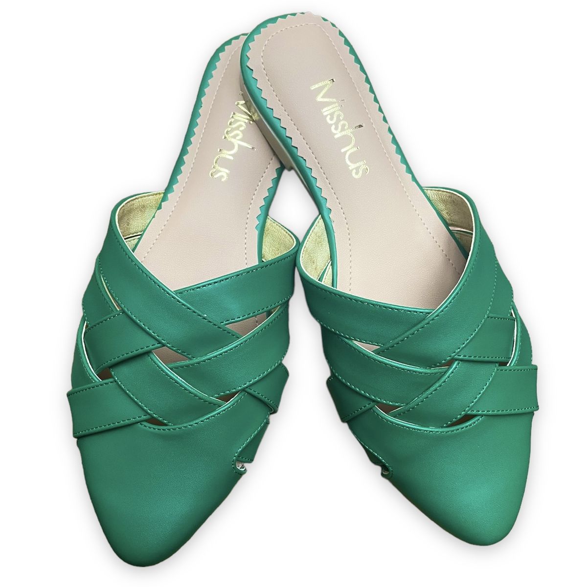 GENERICO - Zapatos mules Mujer Misshus Hilda verde