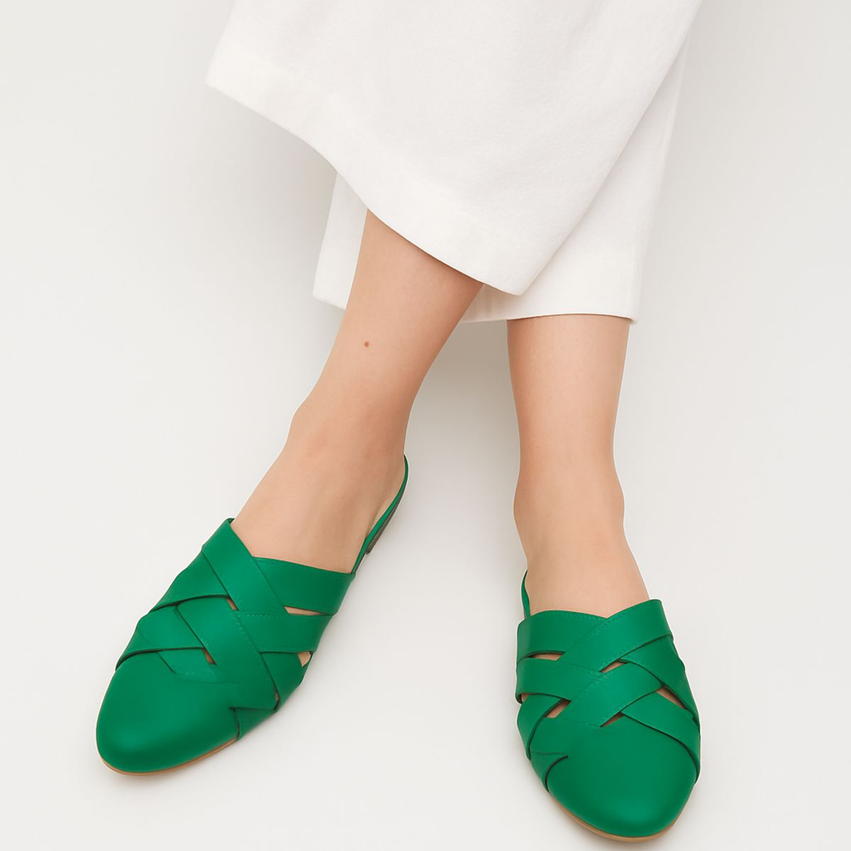 GENERICO - Zapatos mules Mujer Misshus Hilda verde