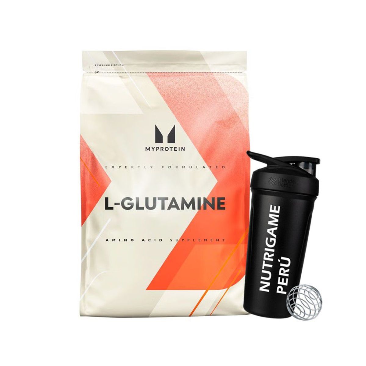 MYPROTEIN - Glutamina Myrpotein 1Kg L-Glutamina Pura 100% +Shaker - Tienda Física