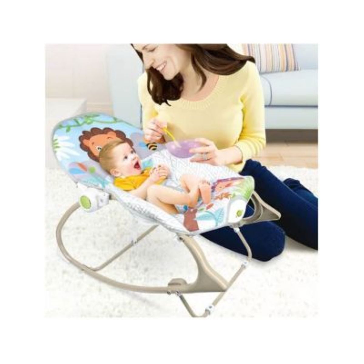 IDEAL - Silla Mecedora Musical y Vibrador Kimmy León