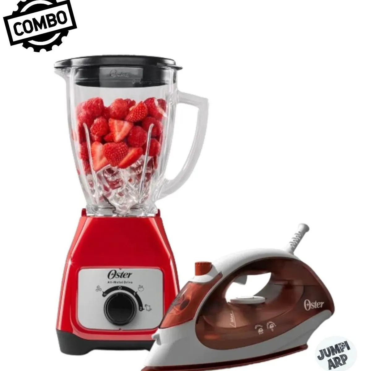 OSTER - Combo Oster Licuadora Blstkag Rrd + Plancha Gcstbs5004