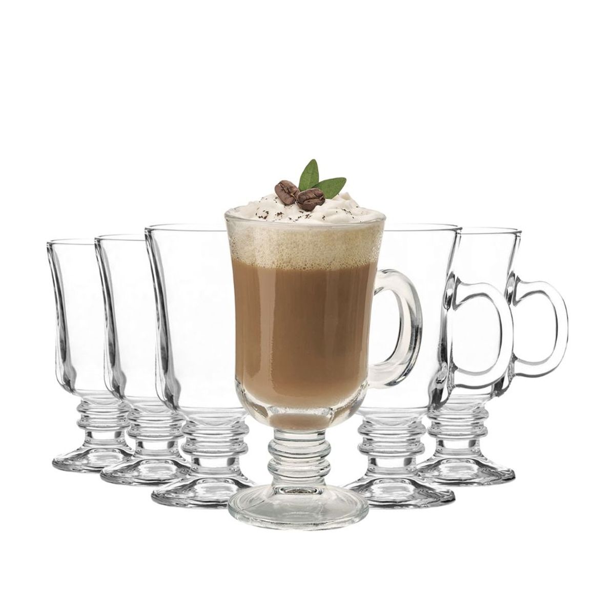 INSPIRA - Set de 6 Copas para Capuccino o Bebidas frias
