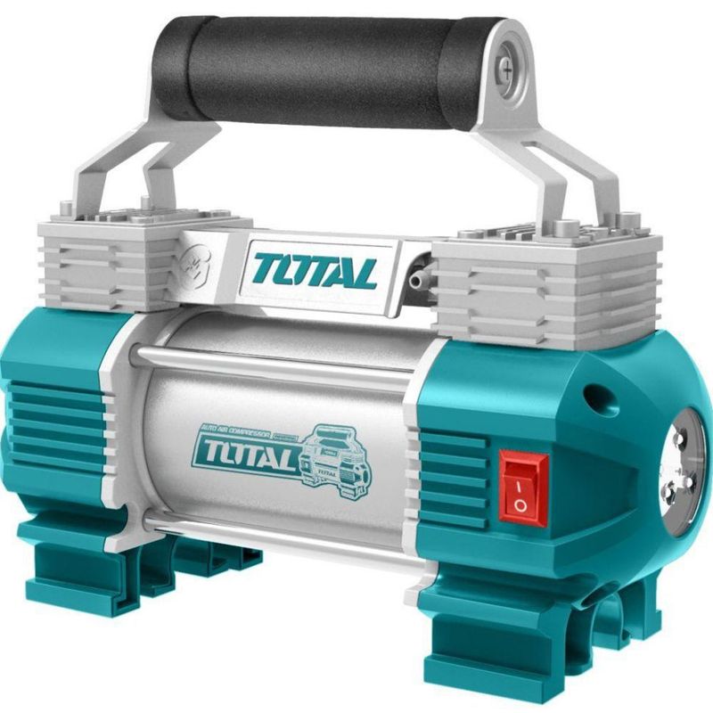 TOTAL TOOLS - Mini Compresor Inflador 12v a Batería Total TTAC2506