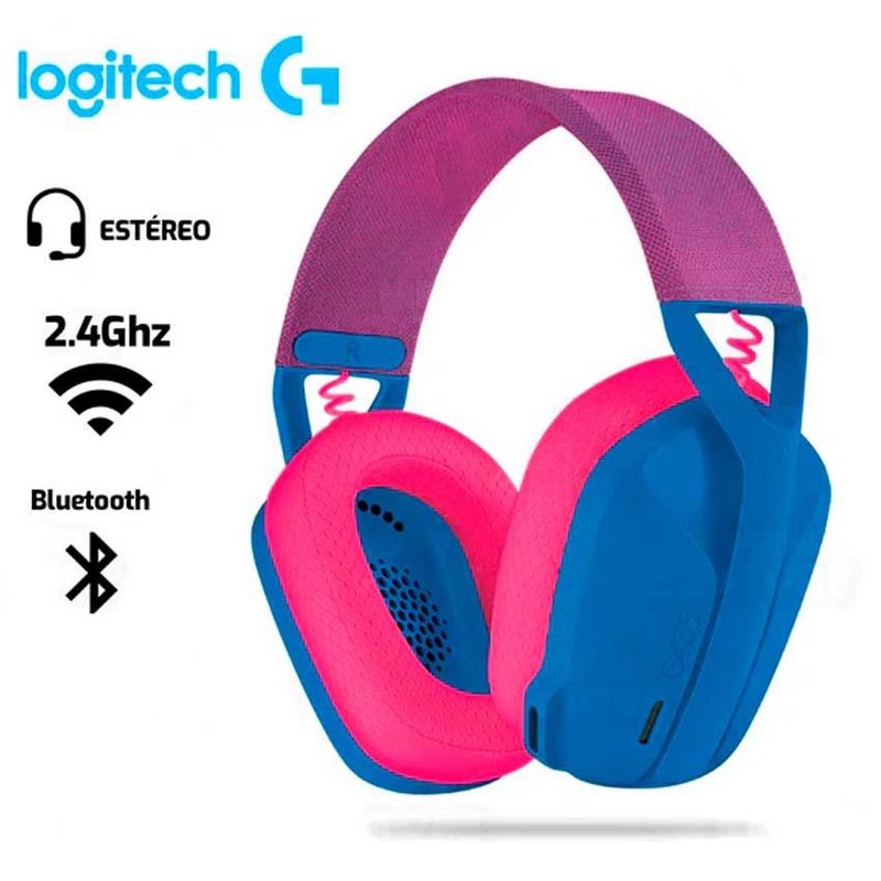 LOGITECH - Audífono LOGITECH G435 BLUETOOTH ESTEREO AZUL