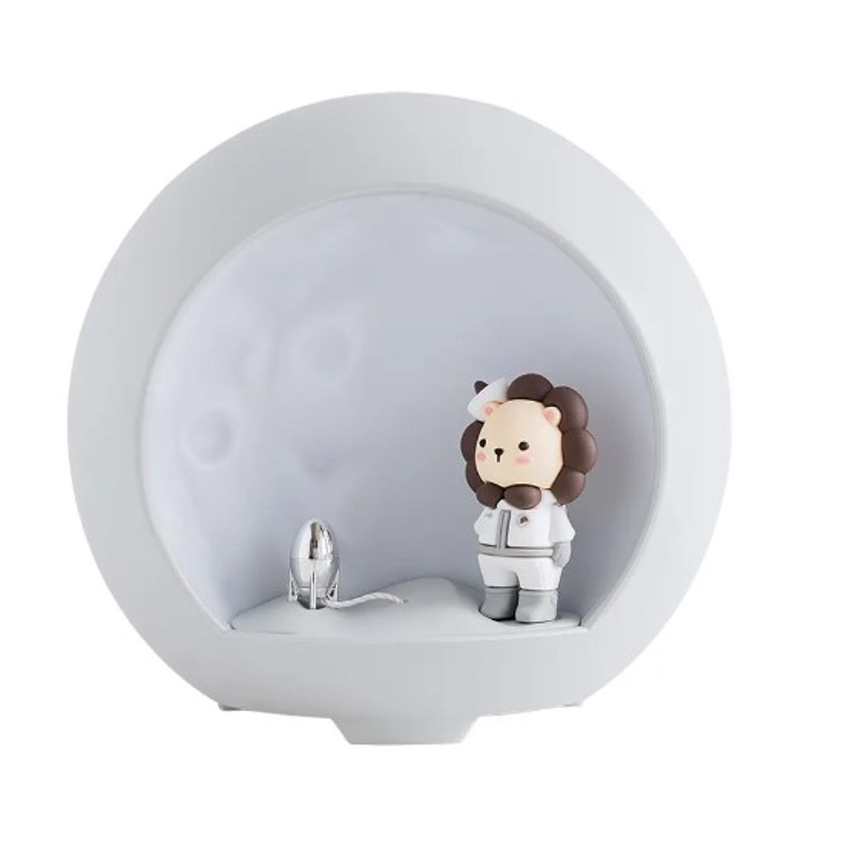 GENERICO - Difusor Aromaterapia - Lampara Luna Blanco