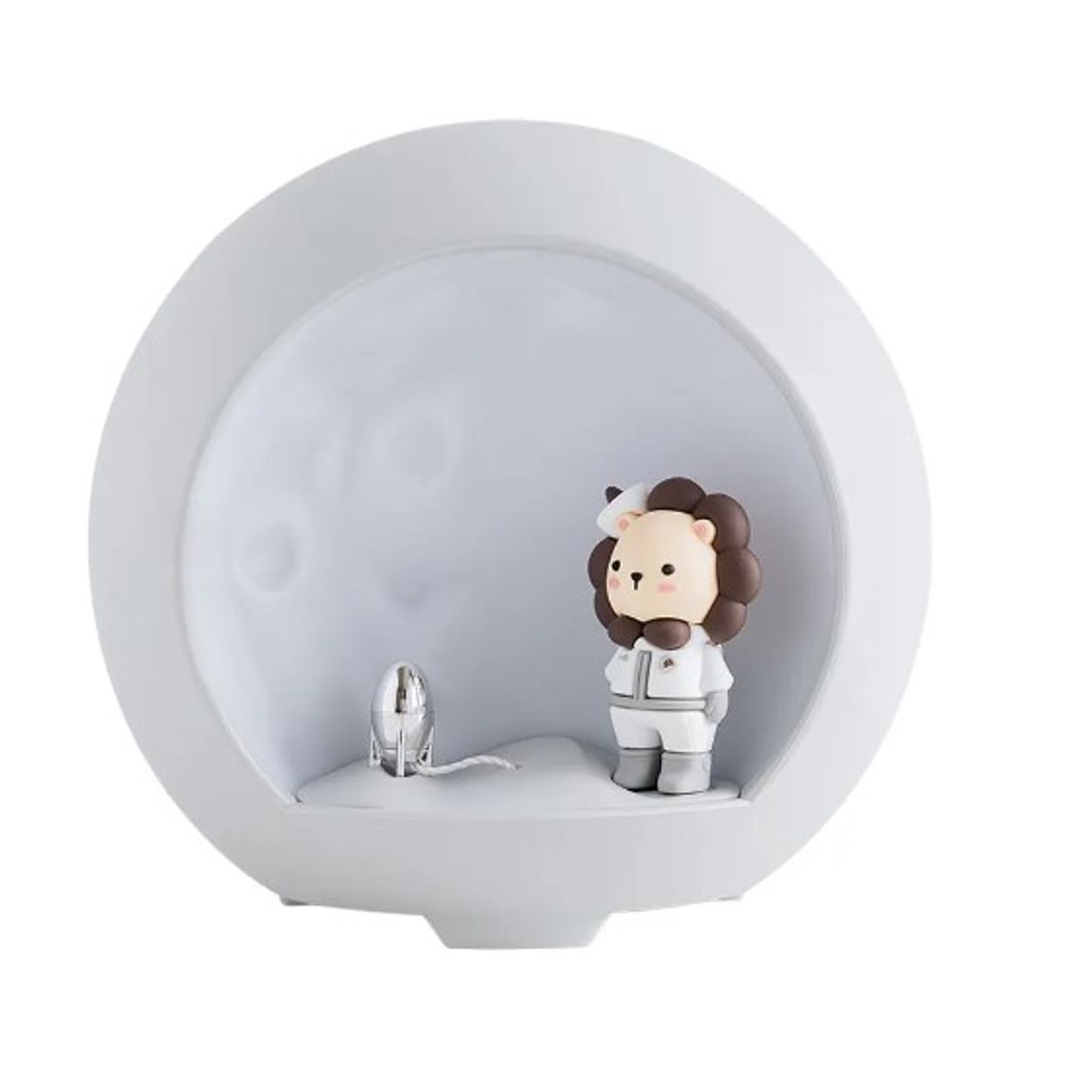 GENERICO - Difusor Aromaterapia - Lampara Luna Blanco