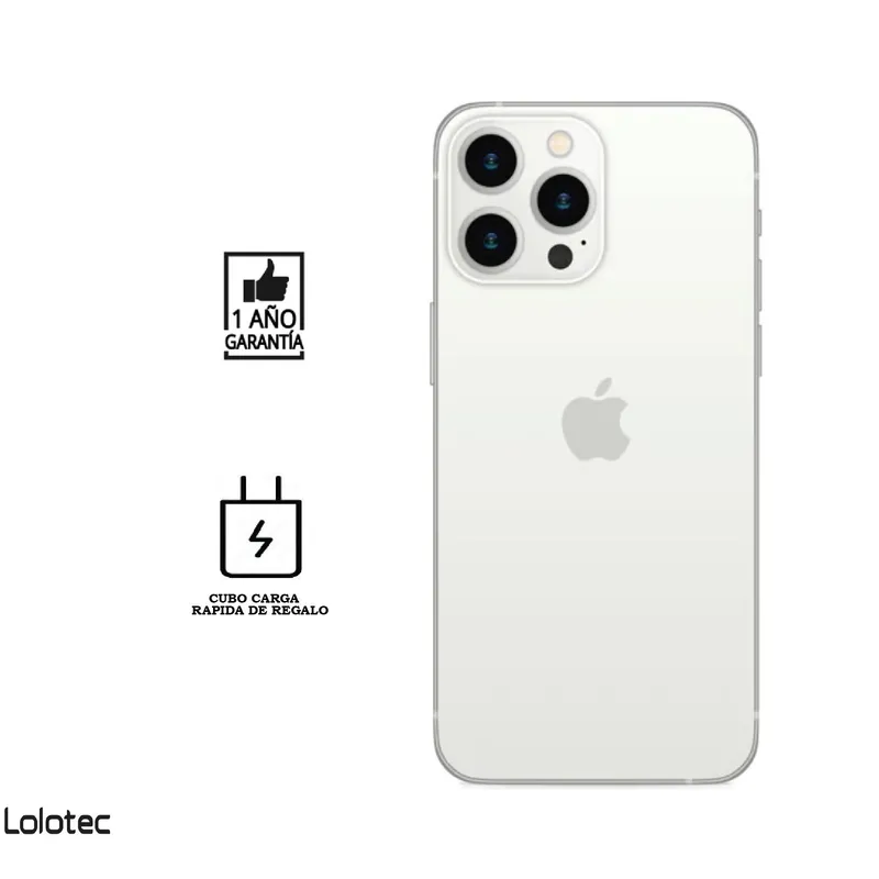 APPLE - iPhone 13 Pro 128 GB I Reacondicionado grado B I color: Plata