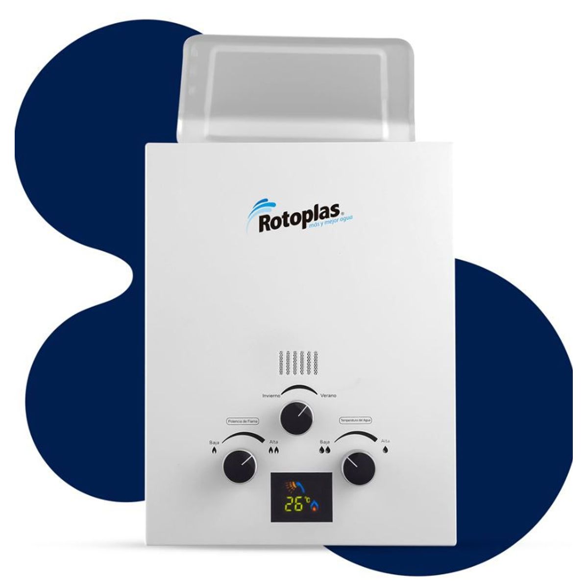 ROTOPLAS - Calentador a gas Flaming 55L GN Rotoplas