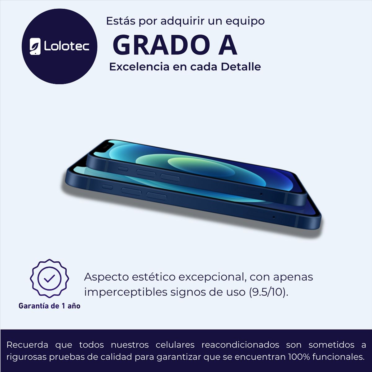 APPLE - iPhone 13 Pro 128 GB I Reacondicionado grado A I color: Grafito