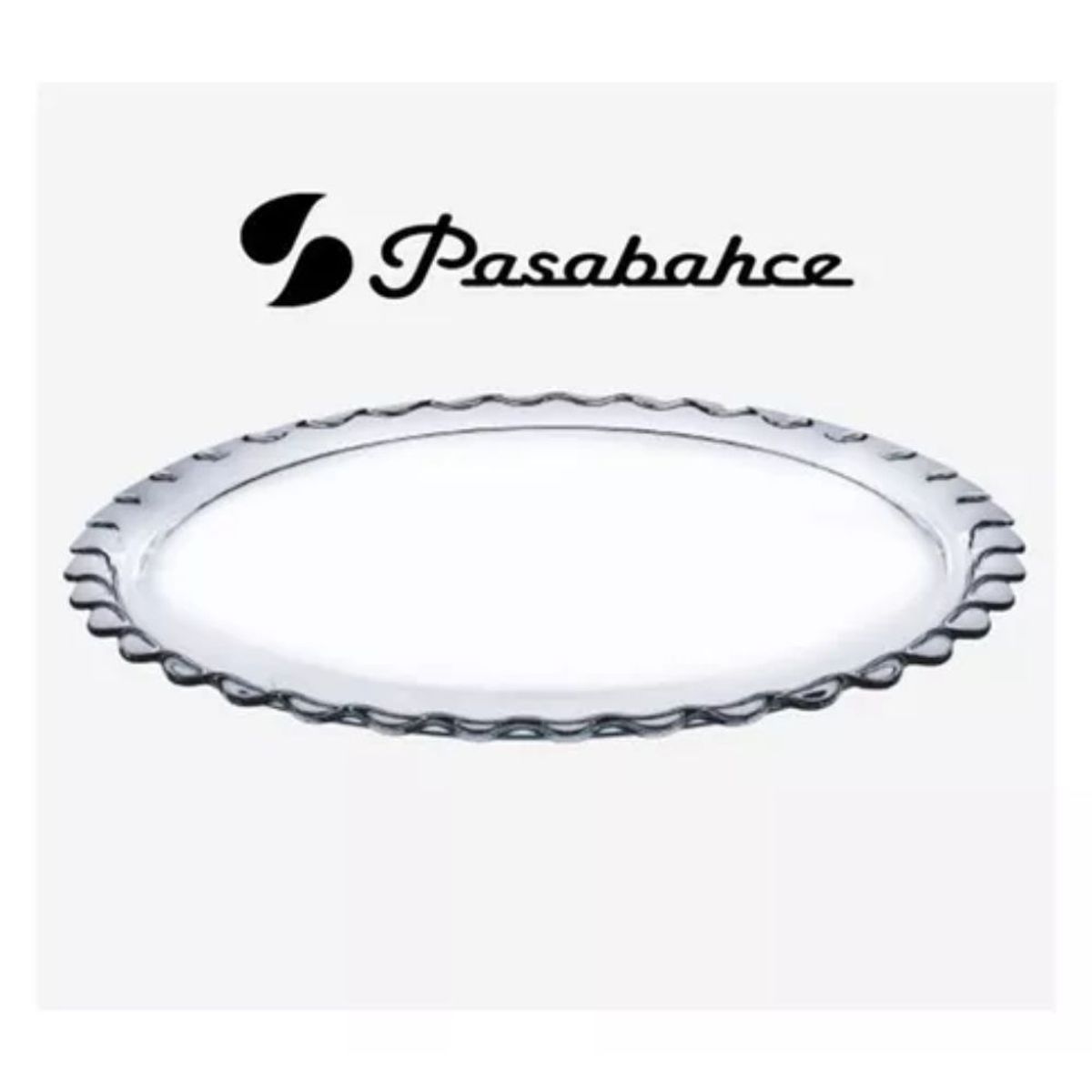 PASABAHCE - Plato Torta Pasabahce de Vidrio 32 Cm