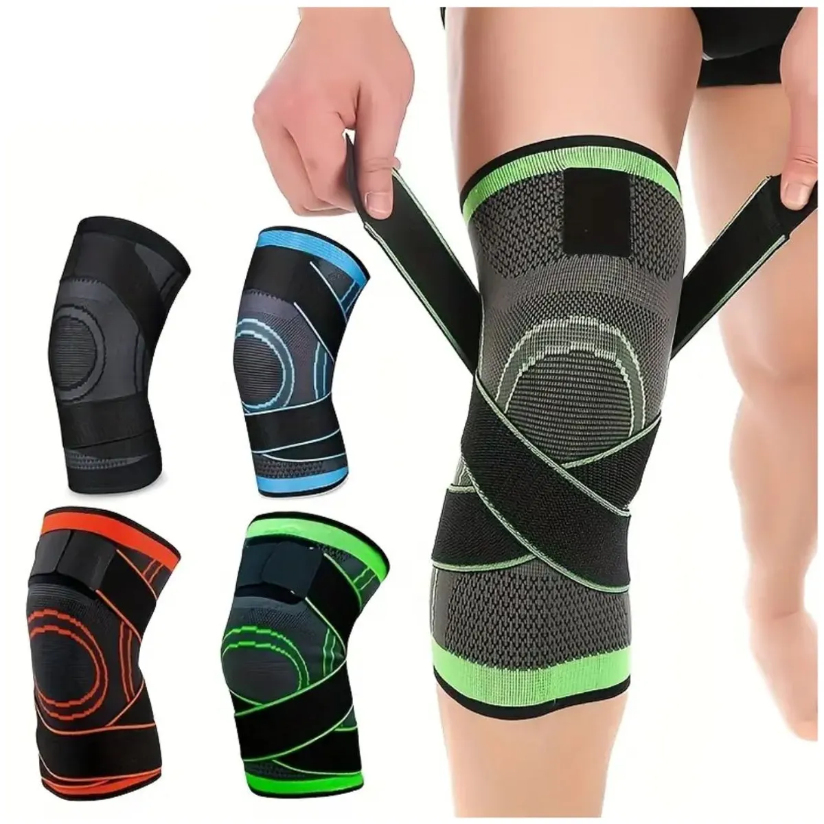 INSPIRA MARKET - Rodillera Deportiva Ajustable Elastica