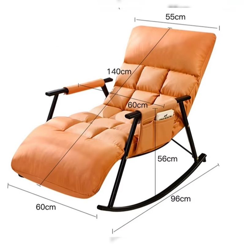 GENERICO - Silla Mecedora Reclinable Amarillo