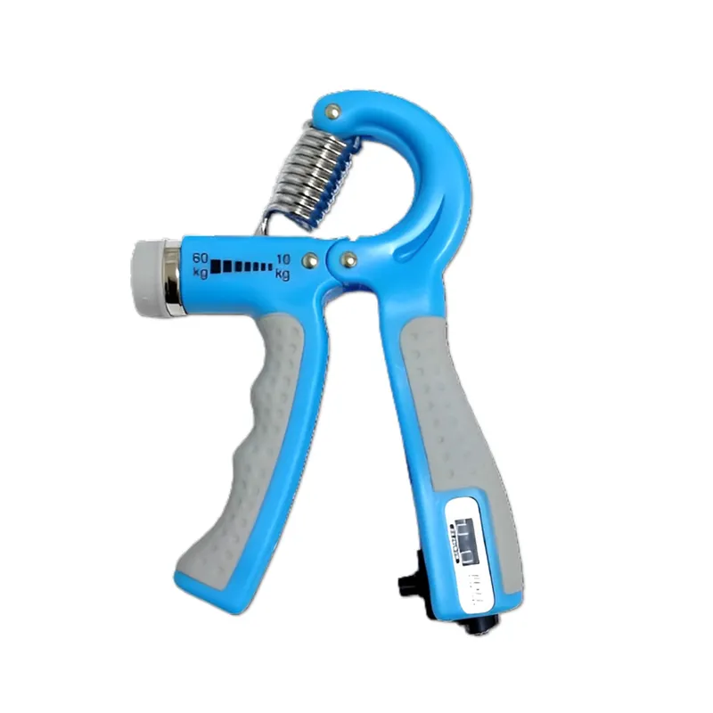 GENERICO - Hand Grip Ejercitador De Mano Contador 60Kg 1 pza Celeste