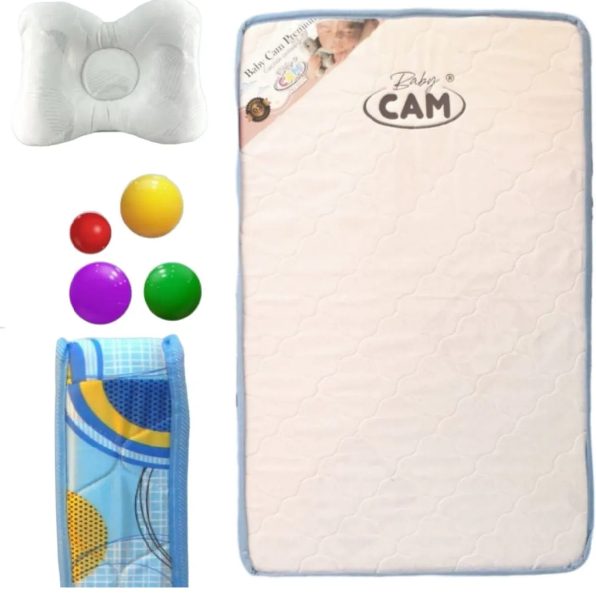 CAM - Colchón de Bebe para Cunas Pack and Play CAM 95 x 60 x 10 cm