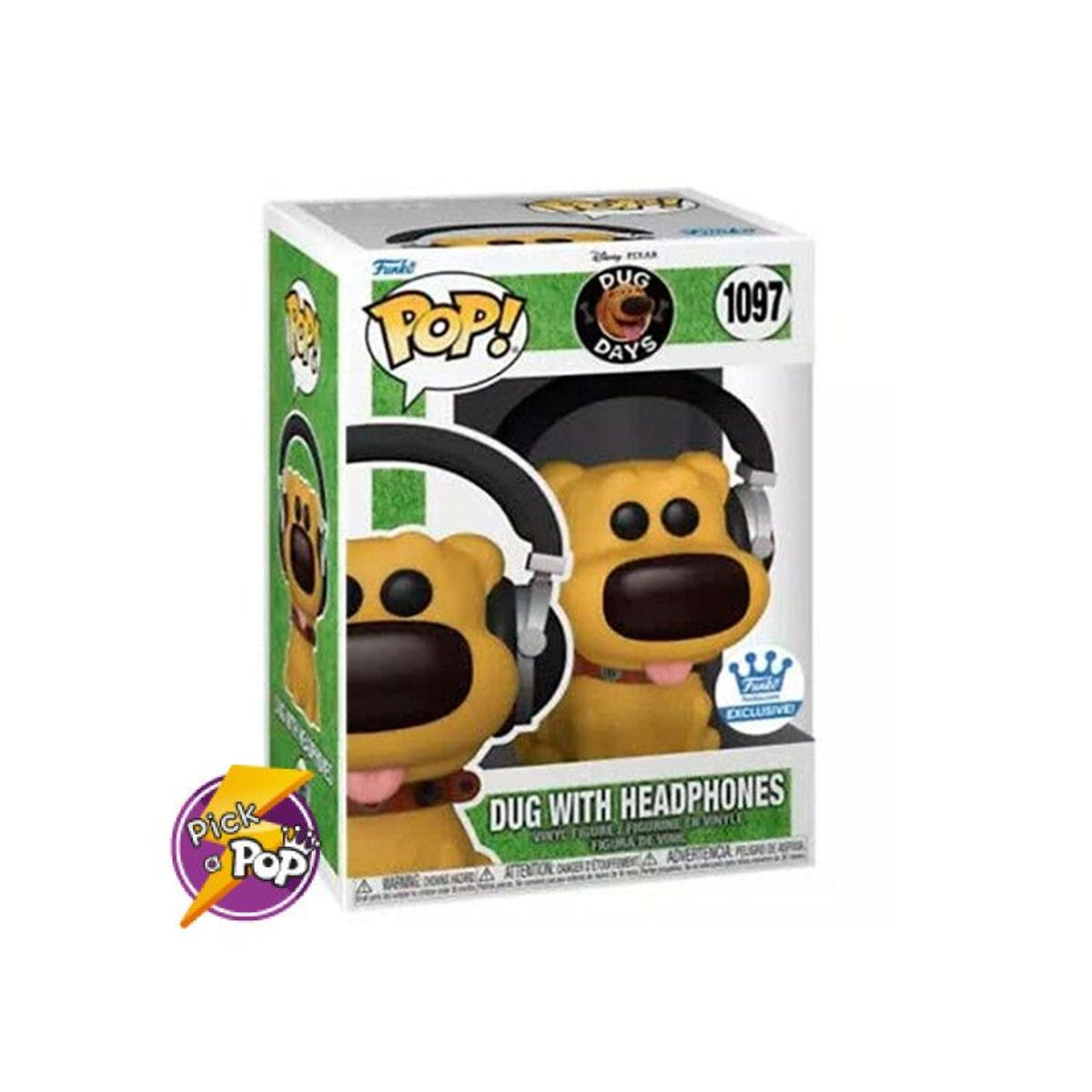 FUNKO - FUNKO POP DUG WITH HEADPHONES UP