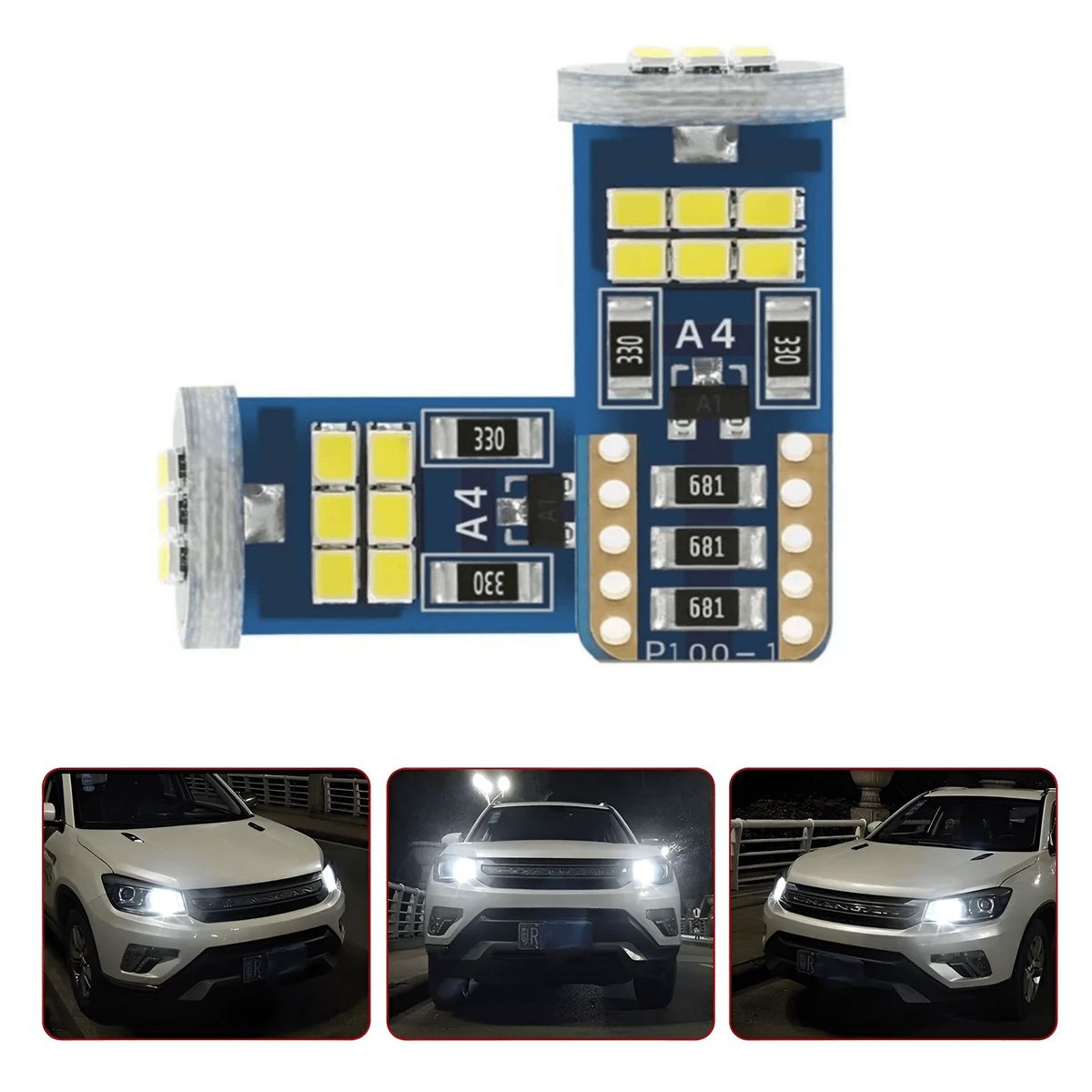 GENERICO - Foco Lagrima  Led 18 Chips T10 12v Auto