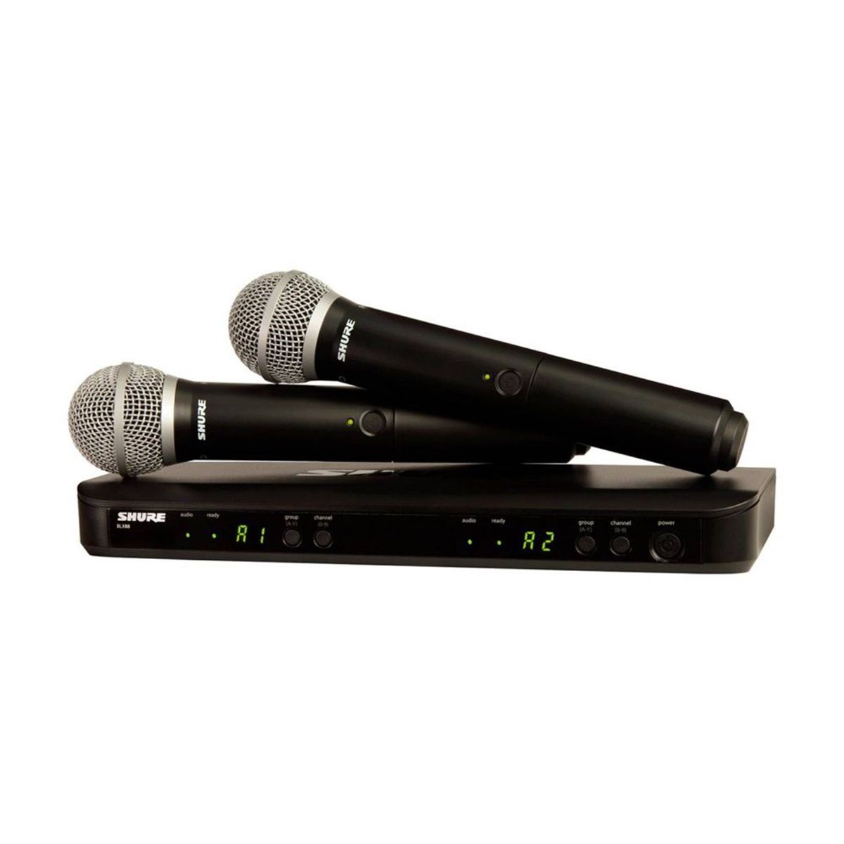 SHURE - Sistema dual Micrófono Inalámbrico Shure BLX288PG58