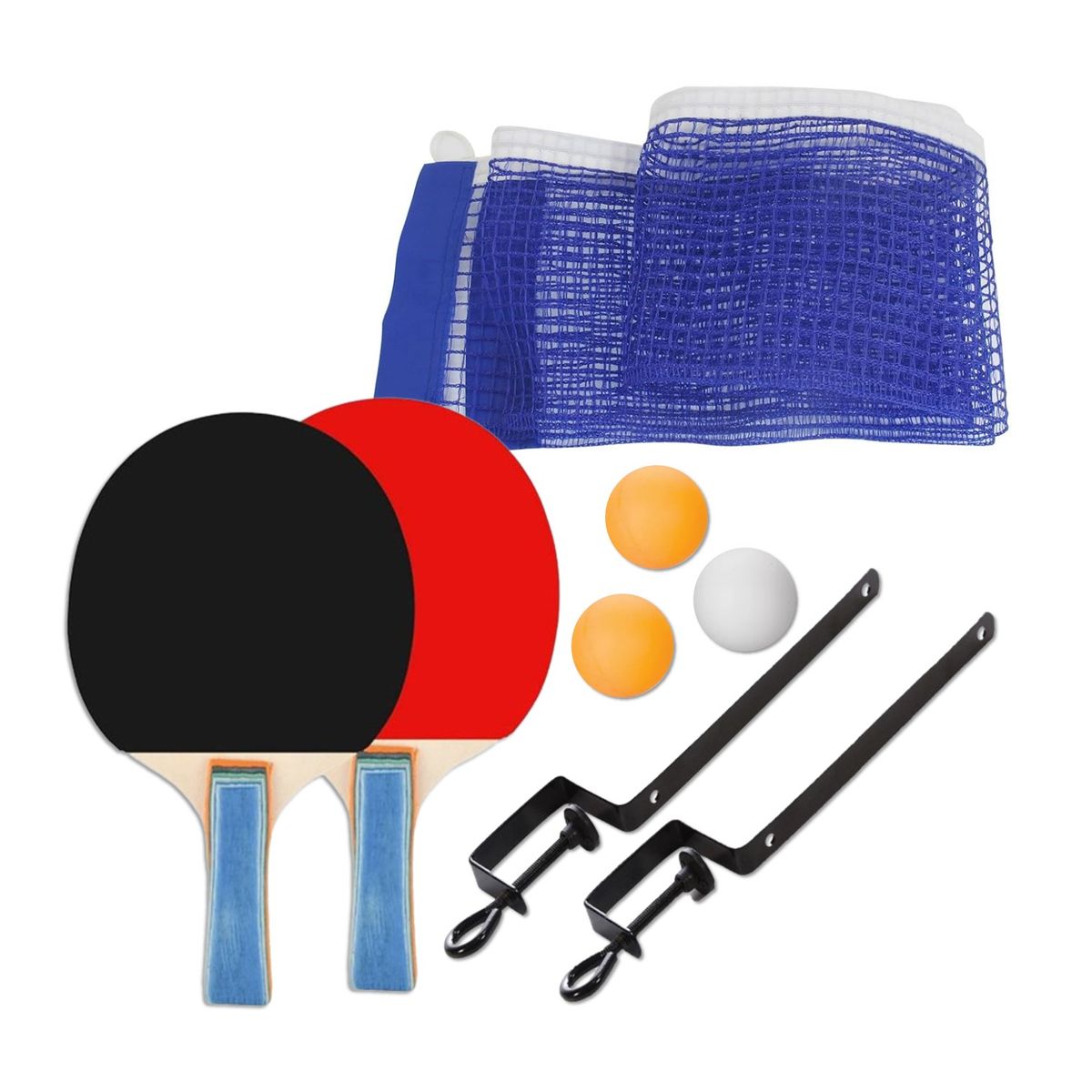 GENERICO - SET PARA PING PONG AOLILAI 2 PALETAS 3 PELOTAS 1 ESTUCHE
