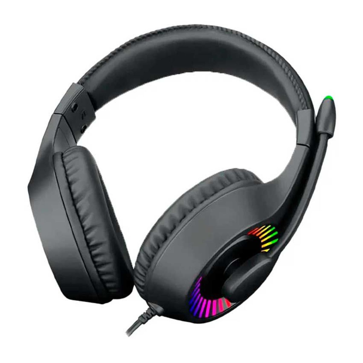 T-DAGGER - Audifono T-DAGGER CASPIAN T-RGH211 35MM ESTEREO RGB NEGRO