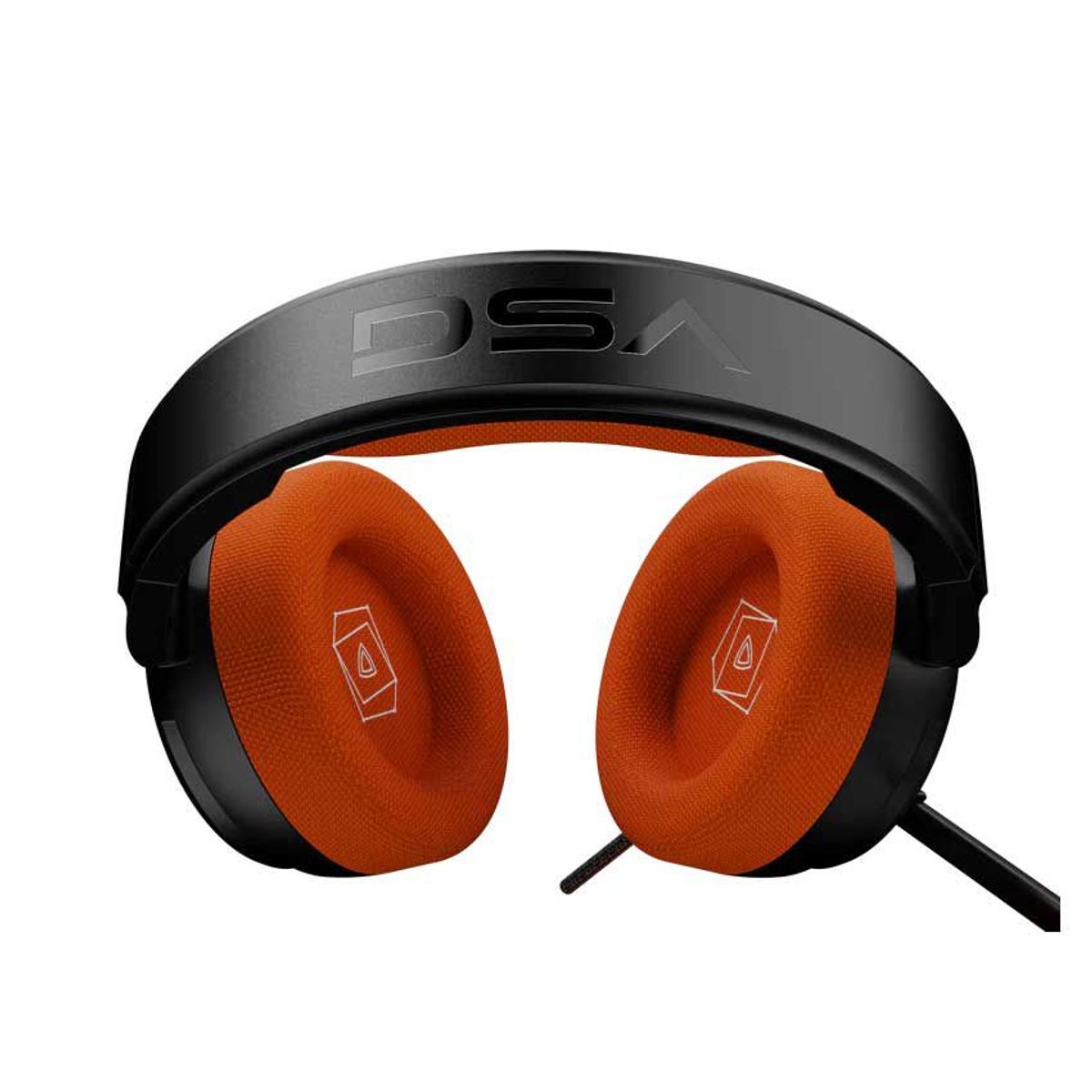 VSG - AUDIFONO VSG PENTAGON USB ESTEREO RGB NARANJA