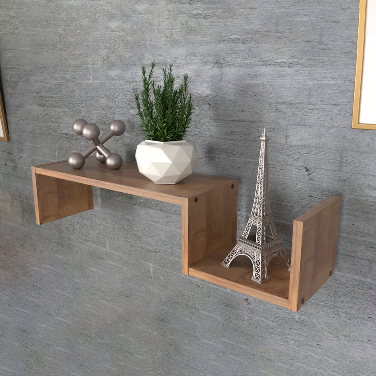 GENERICO - Repisa Armado Abrau Caramelo - Petrox Home