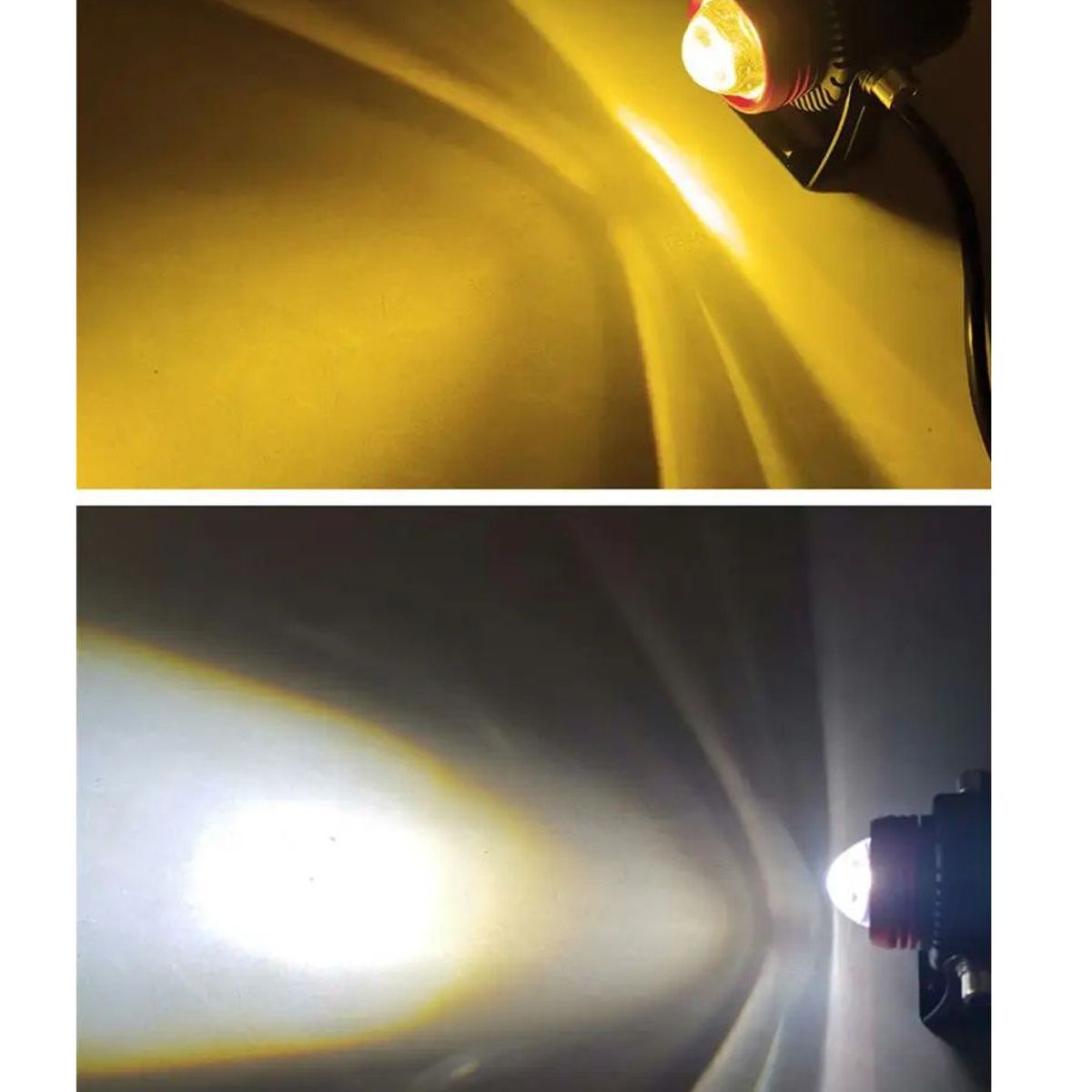 GENERICO - LUCES EXPLORADORAS DUAL PARA MOTO  NEBLINEROS