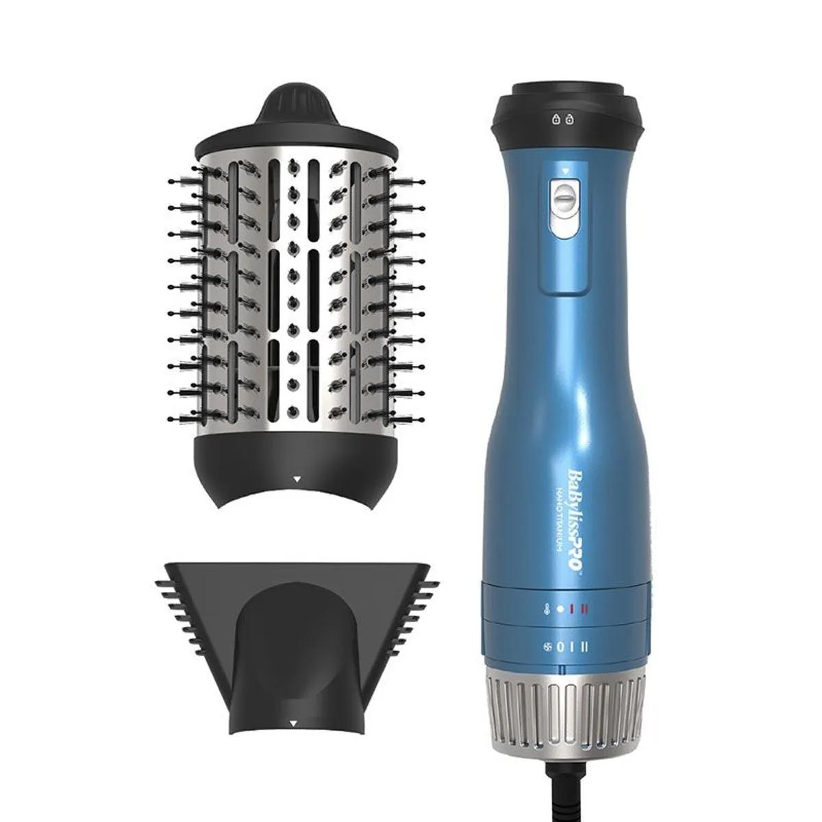 BABYLISS PRO - Cepillo y Secador de aire caliente BaBylissPRO - Desmontable 2 en 1