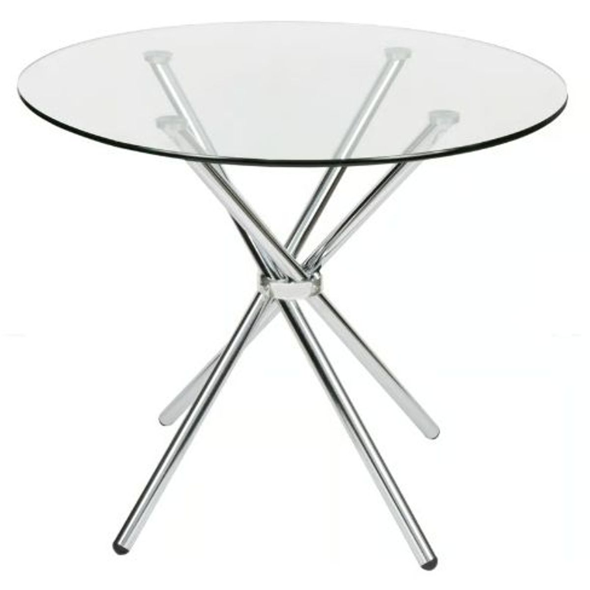 OFIDEAS - Mesa De Comedor Nodos Vidrio Blanco Clásico Ofideas