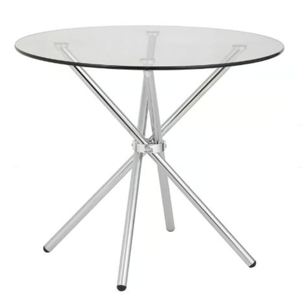 OFIDEAS - Mesa De Comedor Nodos Vidrio Blanco Clásico Ofideas