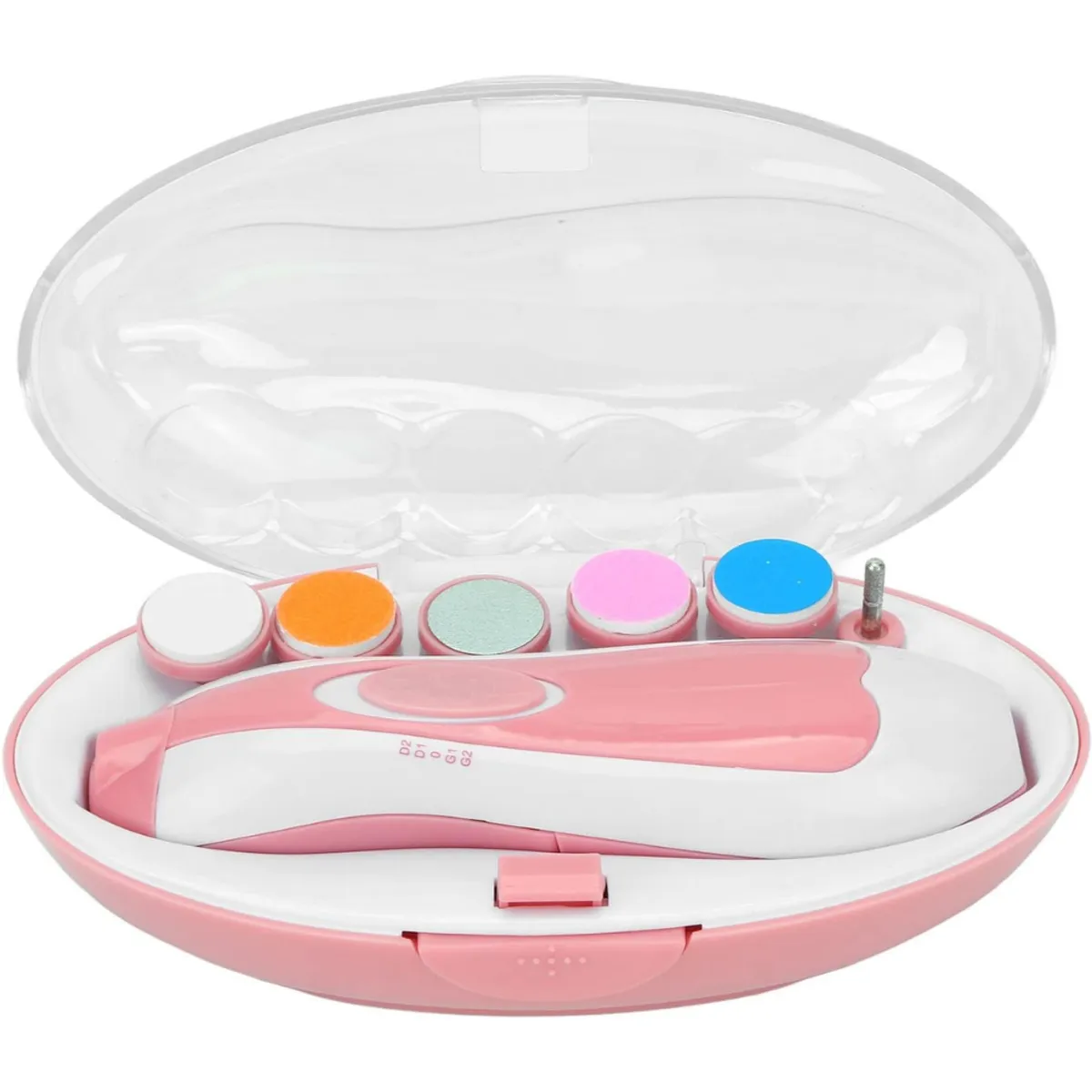 PENTHA - Lima Eléctrica para Uñas de Bebé Color Rosado