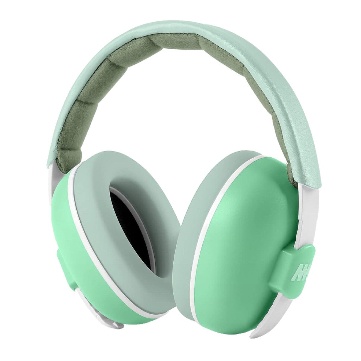MUMBA - Audífonos Antiruido Orejeras para Bebés 3-24 meses Reducción de Ruido 31dB Verde Menta - MUMBA