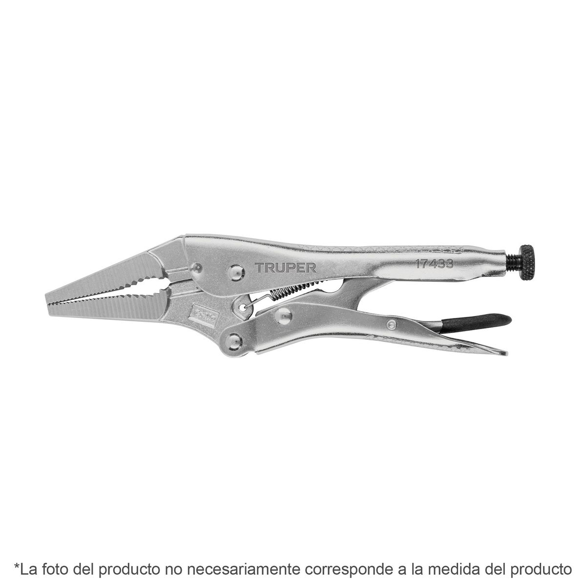 TRUPER - Alicate 6" (15cm) de Presión Punta Larga 17432 Truper