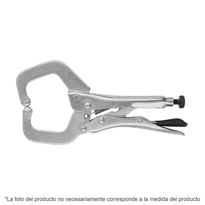 TRUPER - Alicate 11" (28cm) de Presión Tipo C Mordaza Fija 17417  Truper