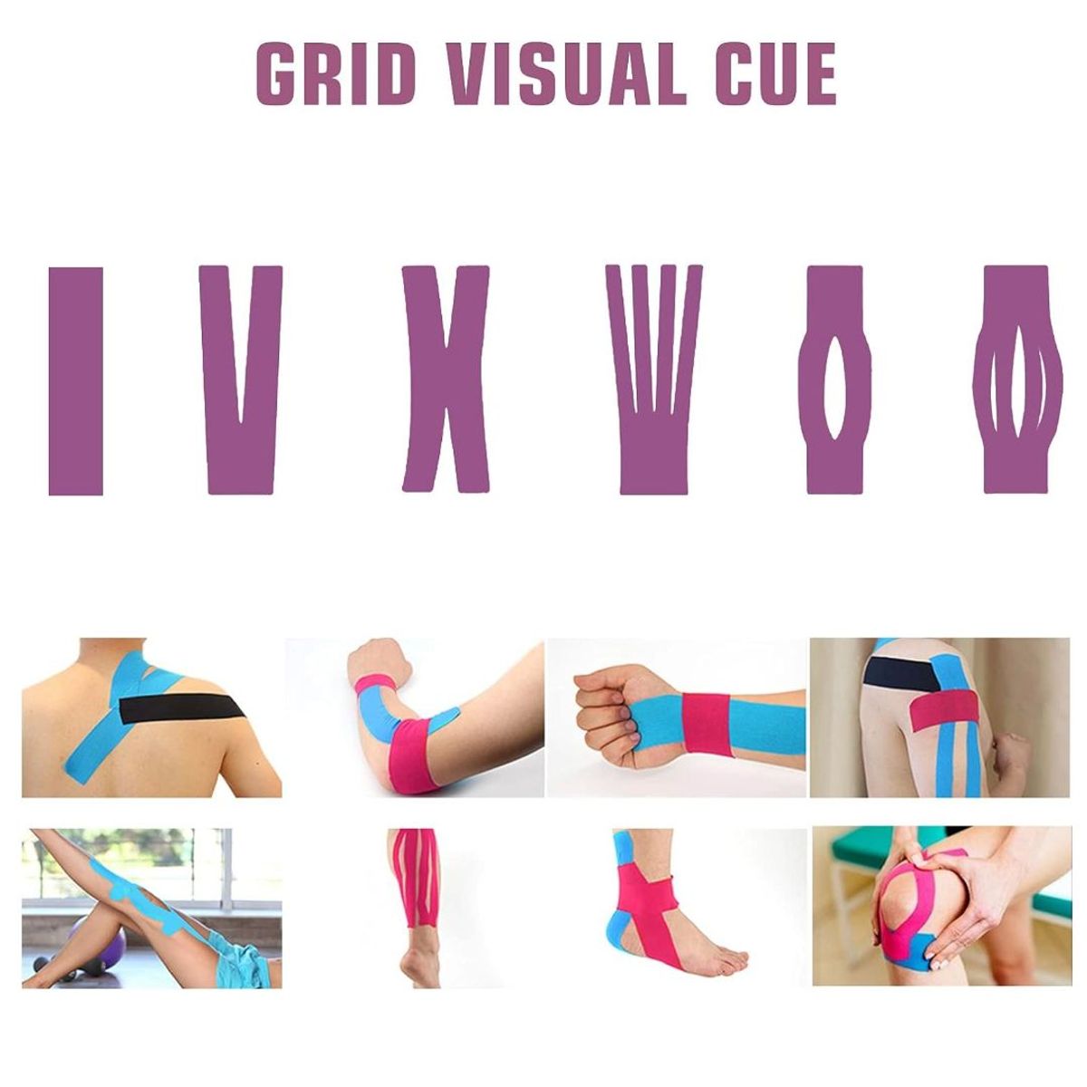 GENERICO - Cinta Kinesiológica de Rehabilitación Power Tape Power Kinesiology
