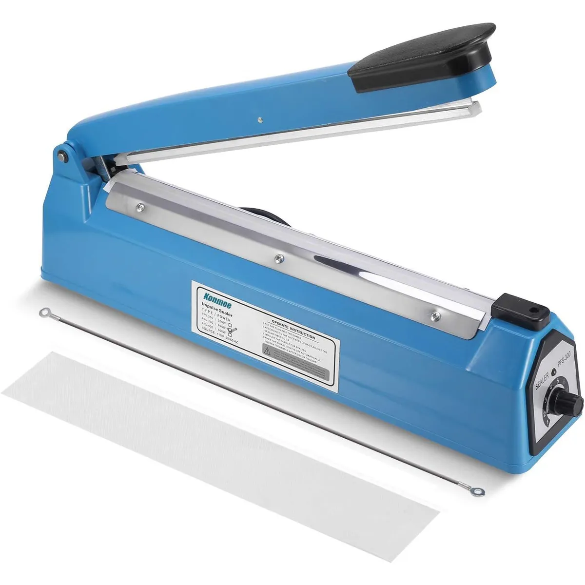 GENERICO - Sellador de Bolsa de Plastico 20 Cm con Repuesto