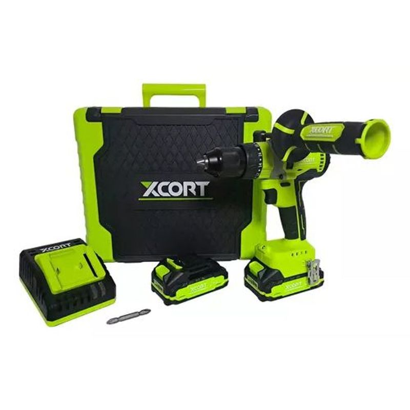 XCORT - TALADRO PERCUTOR BRUSHLESS INALAMBRICO XCORT