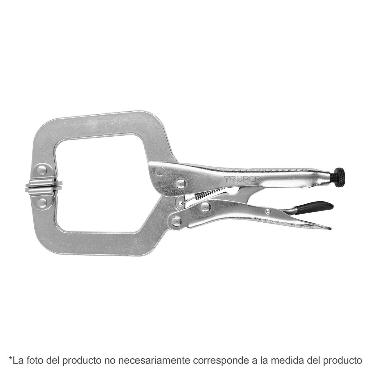 TRUPER - Alicate 6" (15cm) de Presion Tipo C Mordaza Ajustable 17413 Truper