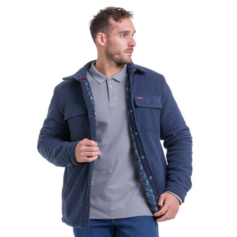 HARDWORK - CHAQUETA POLAR QUEBEC GRIZZLY AZUL