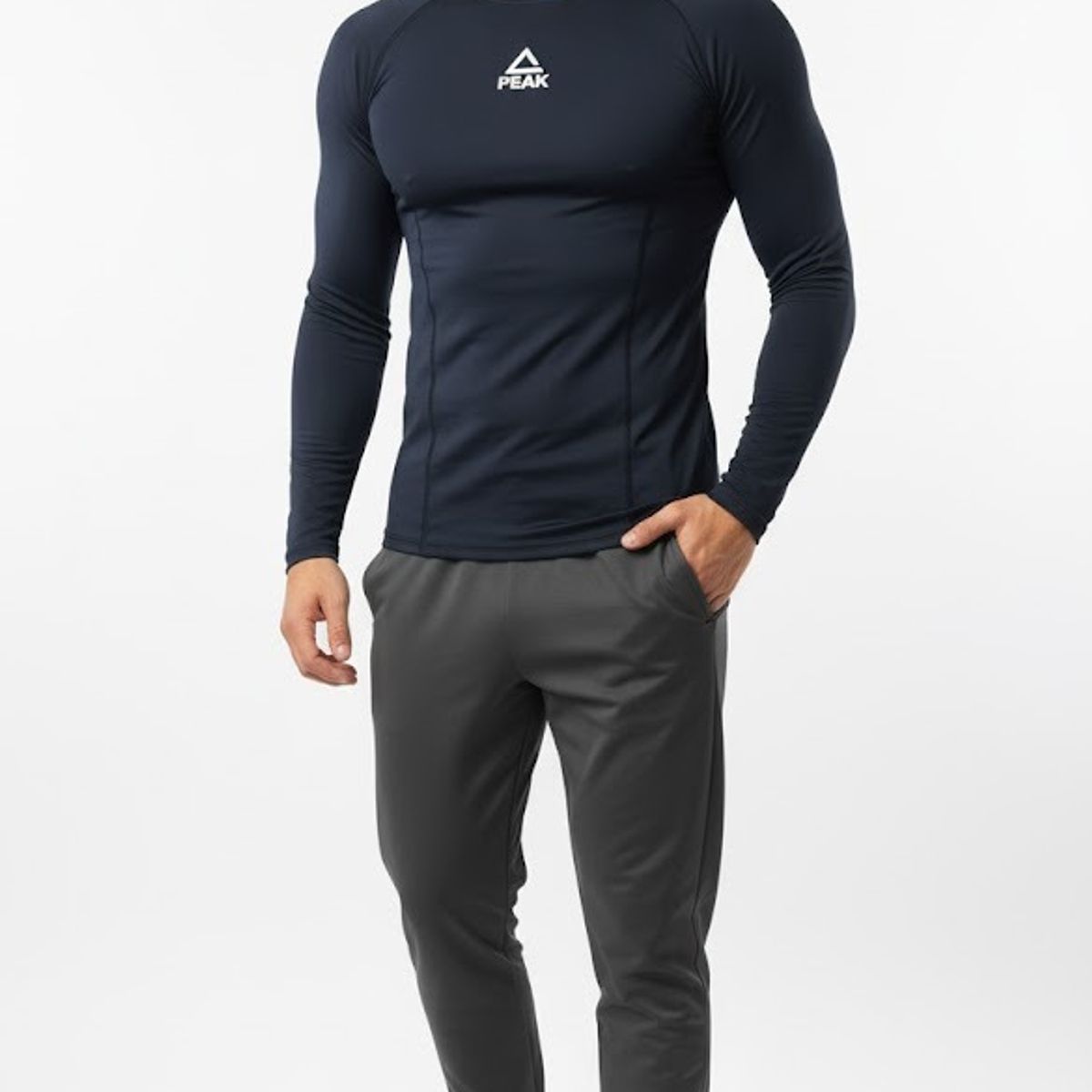 PEAK - Polo de compresion deportivo-Calentador corporal