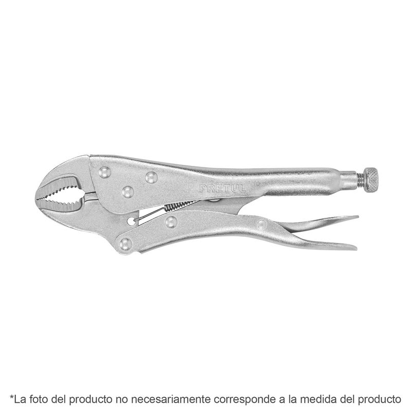 PRETUL - Alicate 5" (13cm) de Presión Curvo 22706 Pretul