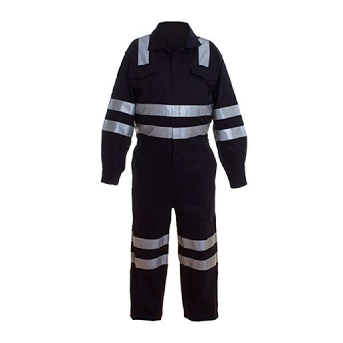 GENERICO - Mameluco Drill Algodón Azul Protección Uv Reflectivo 3m Clase 3