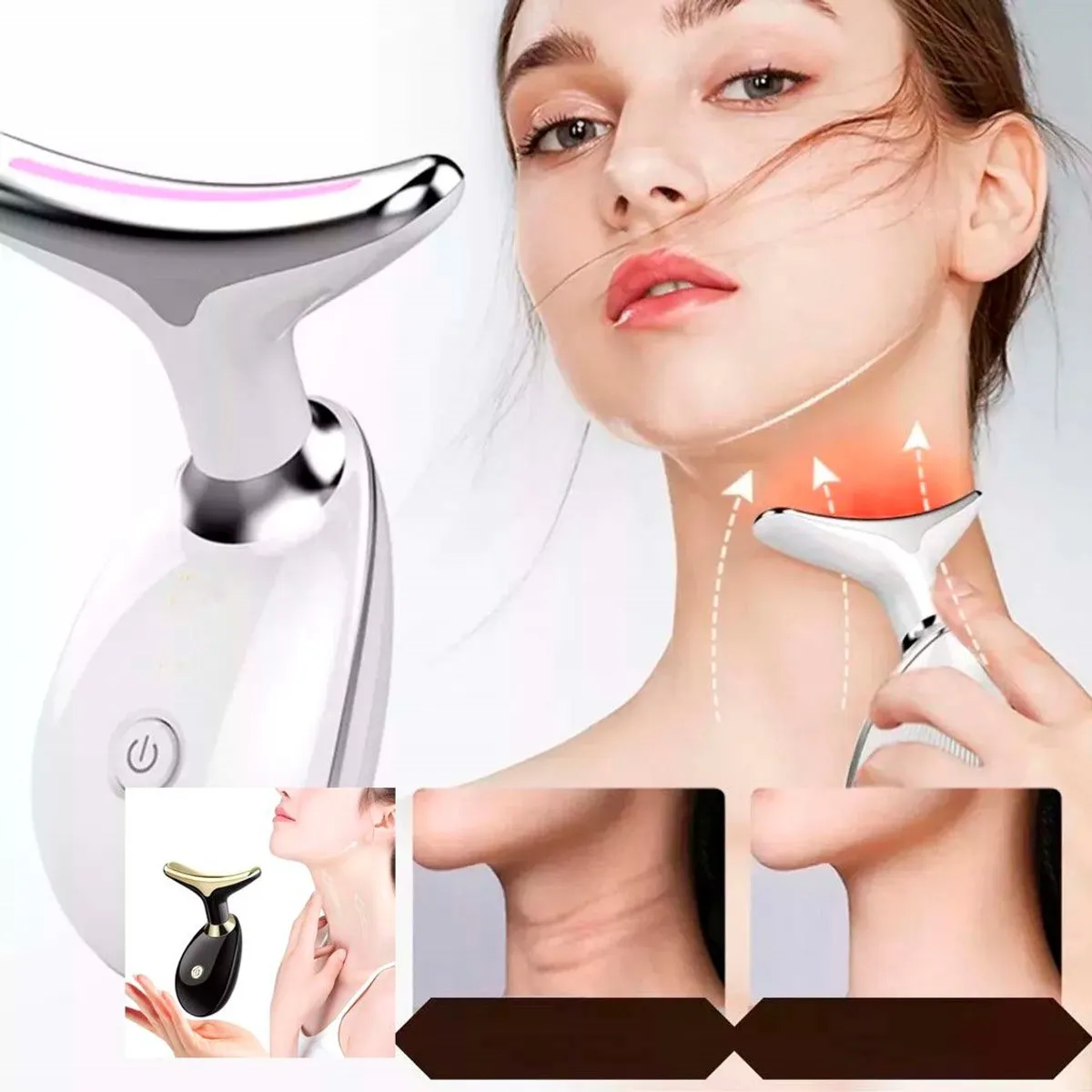 GENERICO - Dispositivo Lifting de cuello masajeador Facial antiarrugas