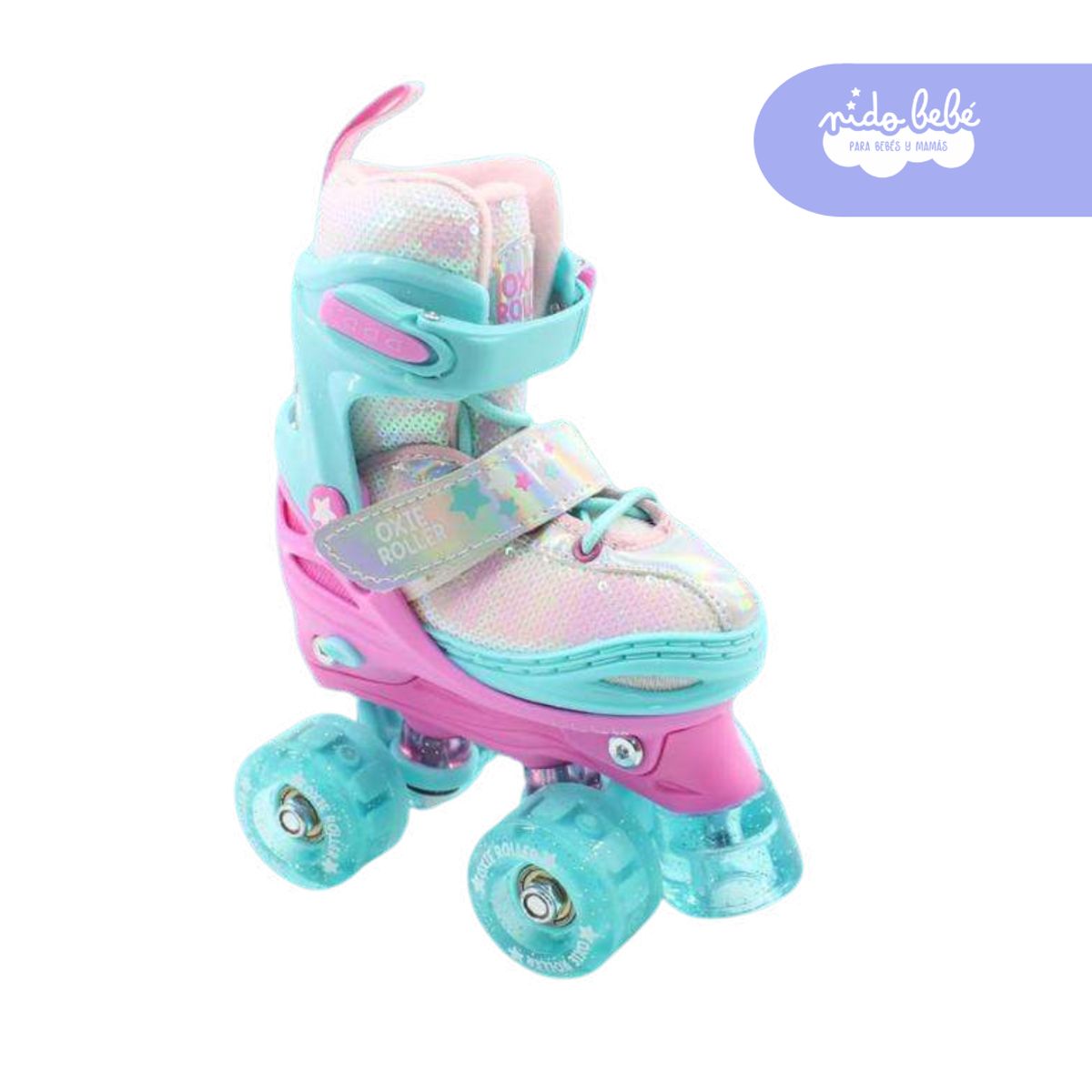 OXIEPRO - PATIN 4 RUEDAS  SIRENA TALLA S 31 - 34