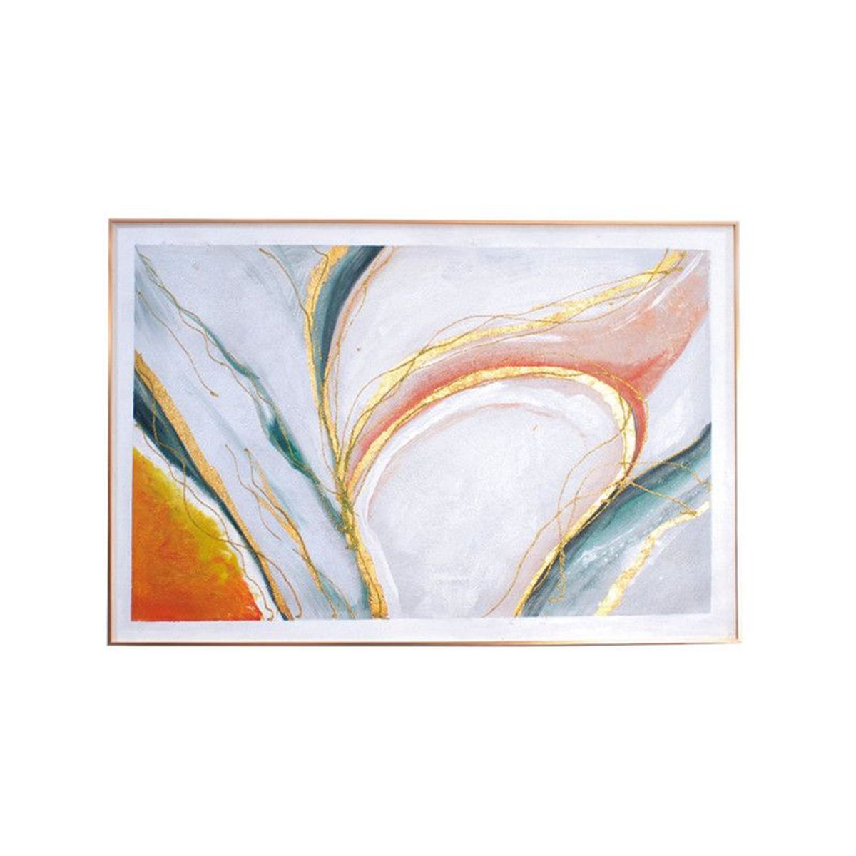 PANADECOR - Cuadro Abstracto Panadecor Con Bordes De Aluminio 120Cm