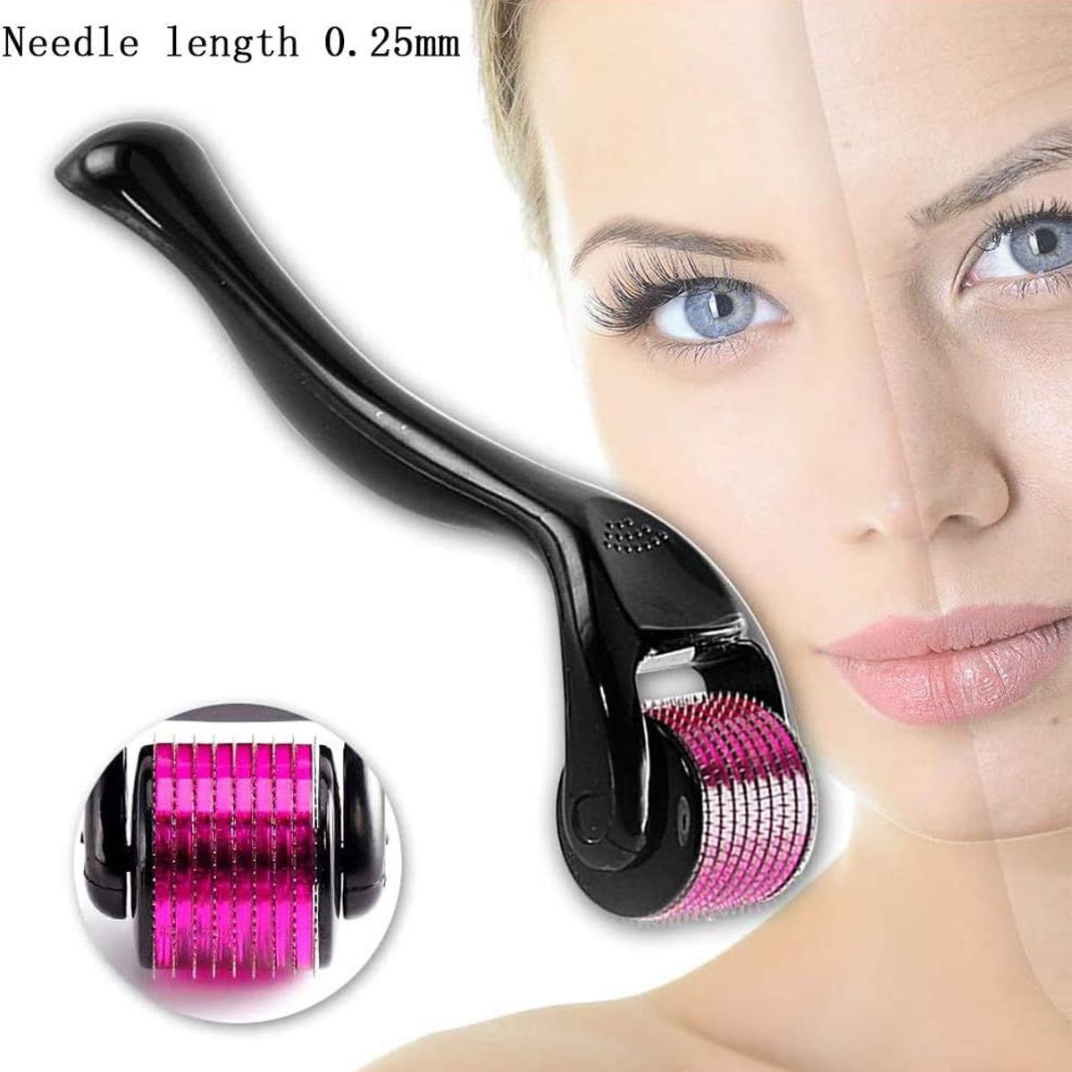 GENERICO - Rodillo de Aguja Facial para el Cuidado de la piel