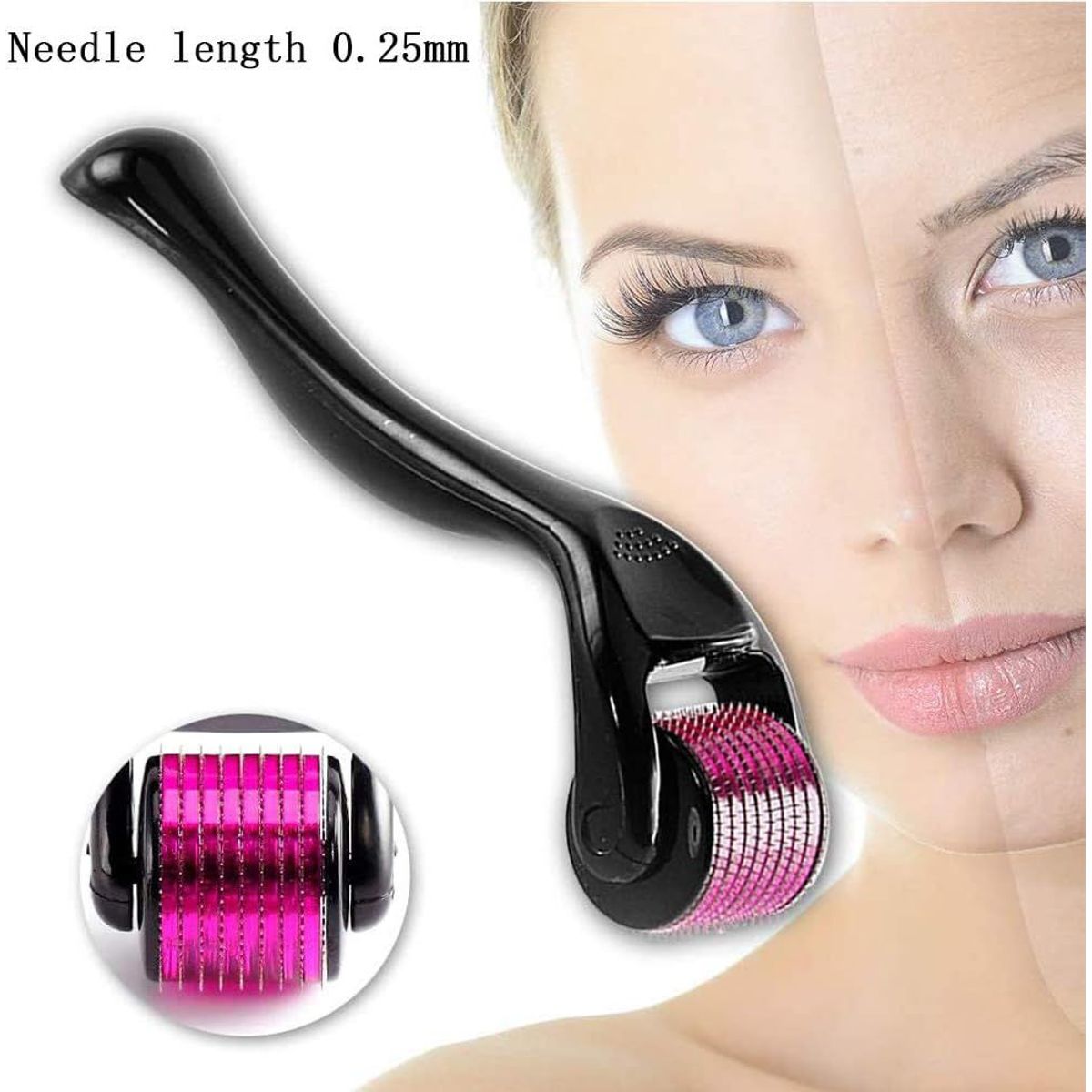 GENERICO - Rodillo de Aguja Facial para el Cuidado de la piel