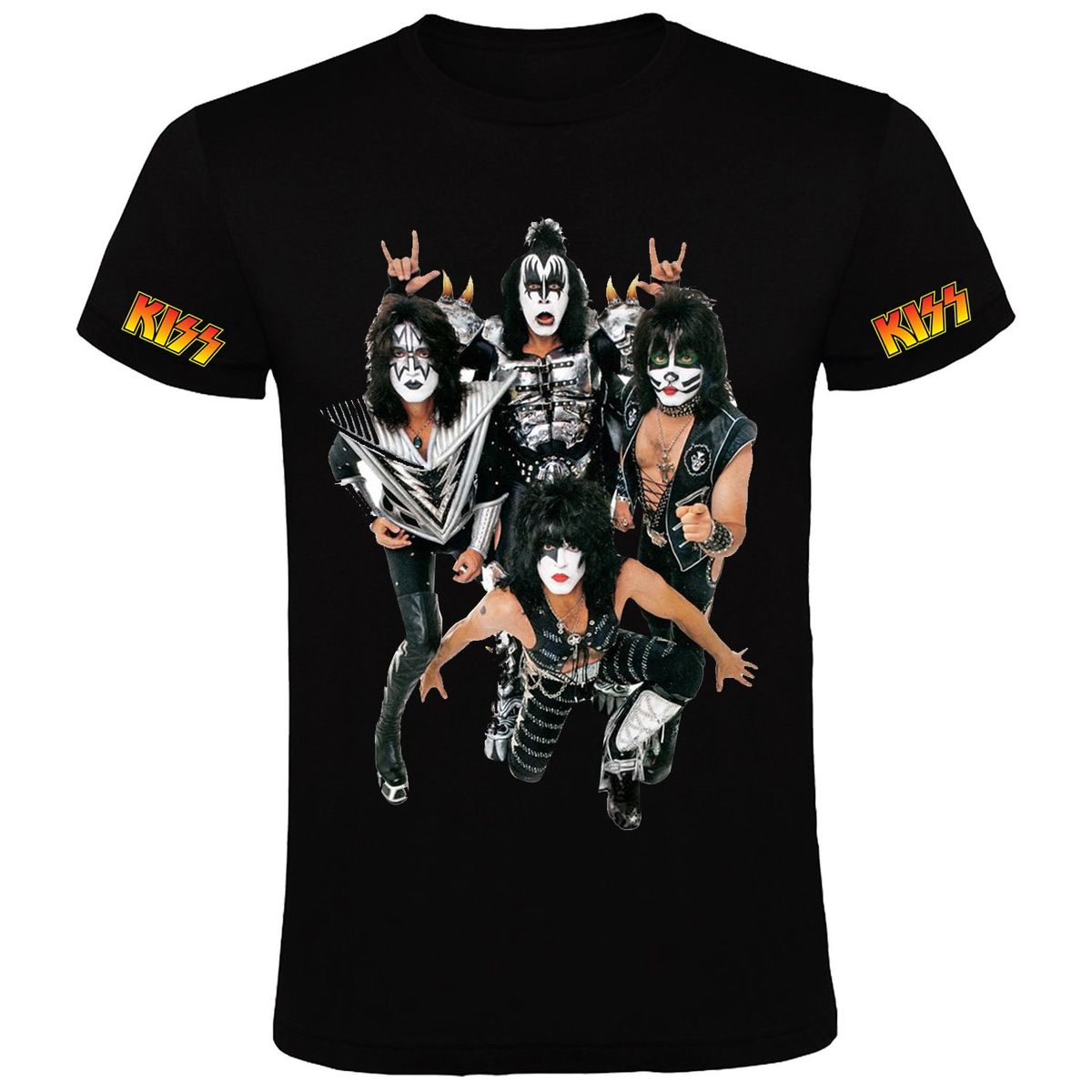 GENERICO - Polo Manga Corta  Kiss Banda