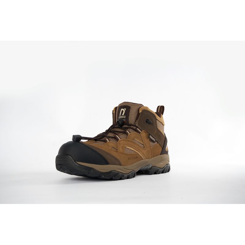 NORSEG - Bota de Seguridad Para Hombre Cuero Nobuck Vancouver Ct Marrón Norseg Safety NORSEG